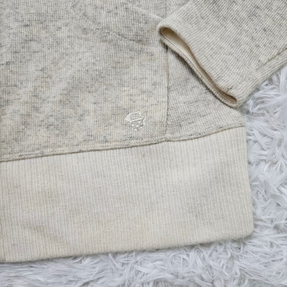 Mountain‎ Hardwear Women's Sarafin Oatmeal Button Up Wool Blend Sweater. Size XS - Picture 4 of 8
